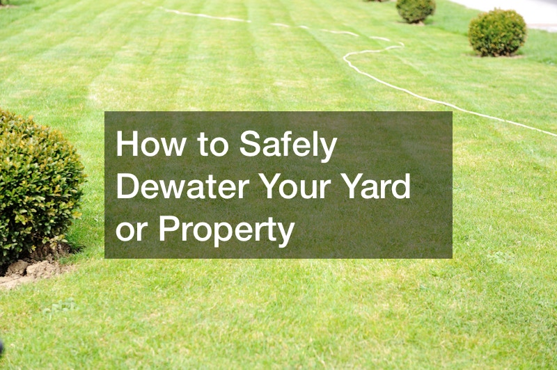 How to Safely Dewater Your Yard or Property