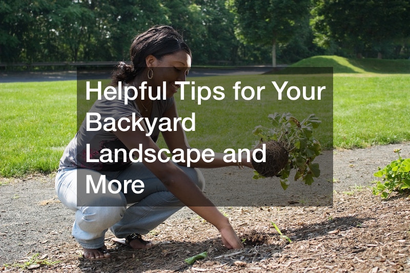 Helpful Tips for Your Backyard Landscape and More