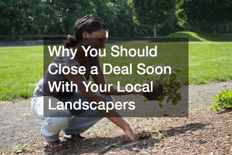 Why You Should Close a Deal Soon With Your Local Landscapers