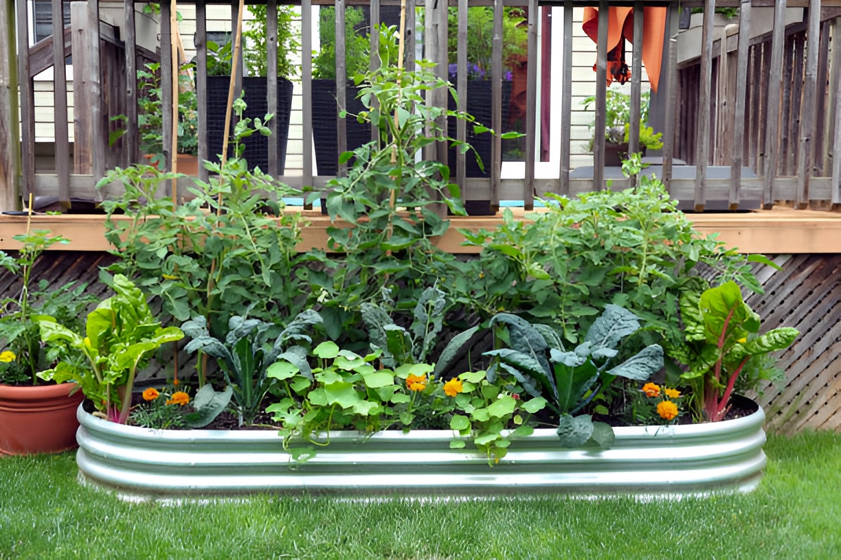 steel garden bed
